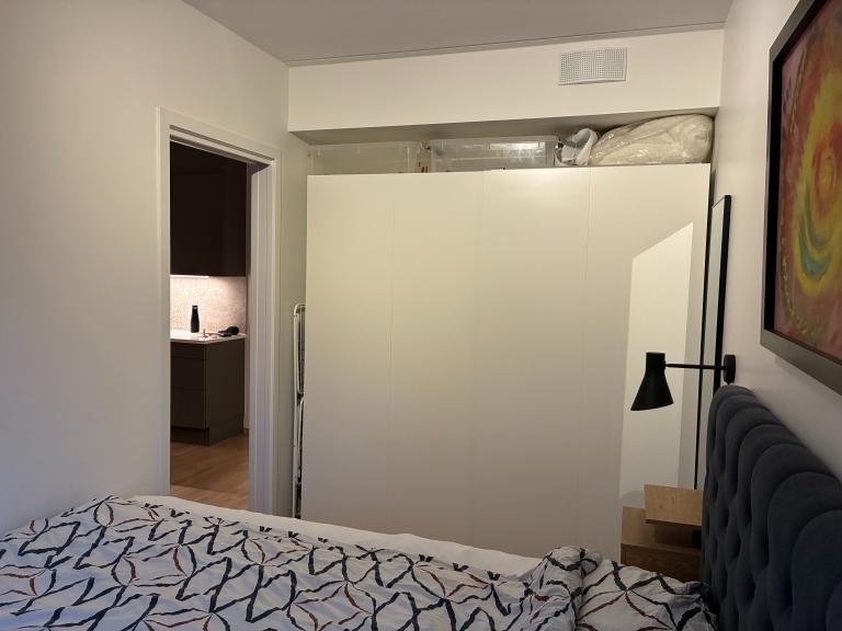 Soverom og garderobeskap